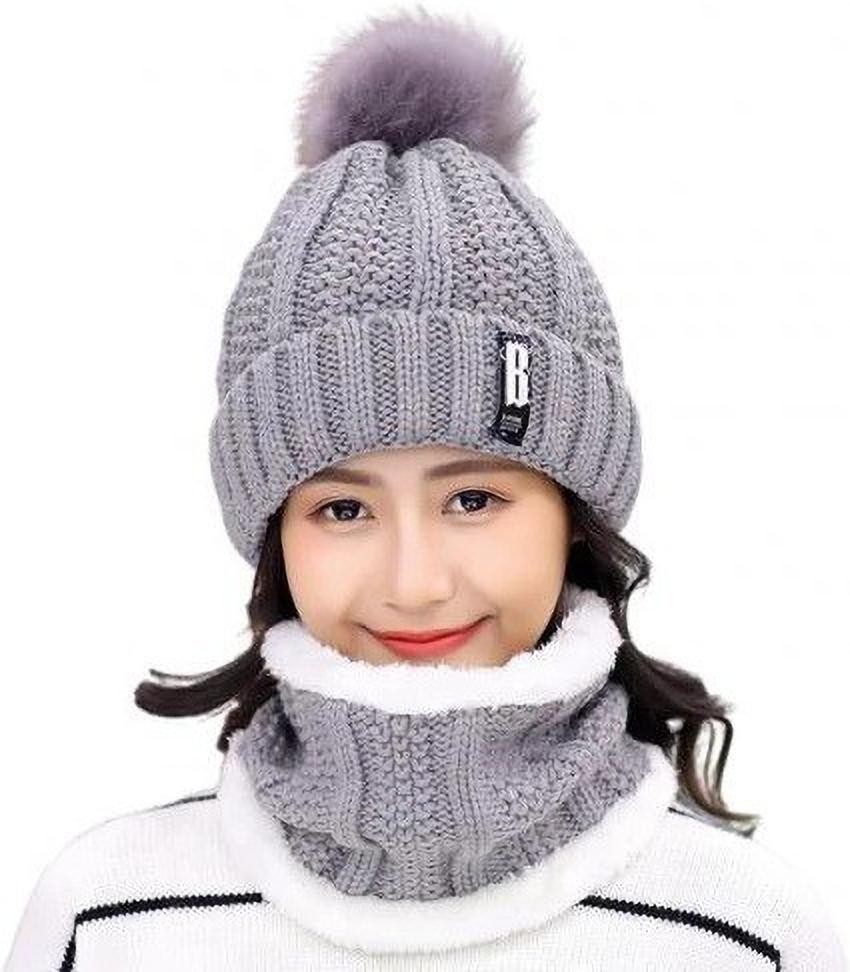 Woolen best sale girls cap