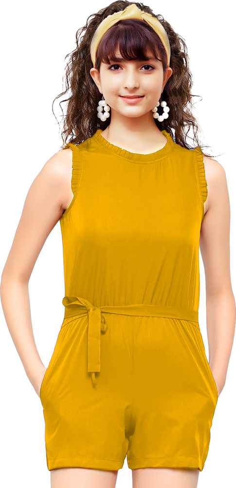 Oyesmarty Solid Girls Jumpsuit Buy Oyesmarty Solid Girls Jumpsuit Online at Best Prices in India Flipkart