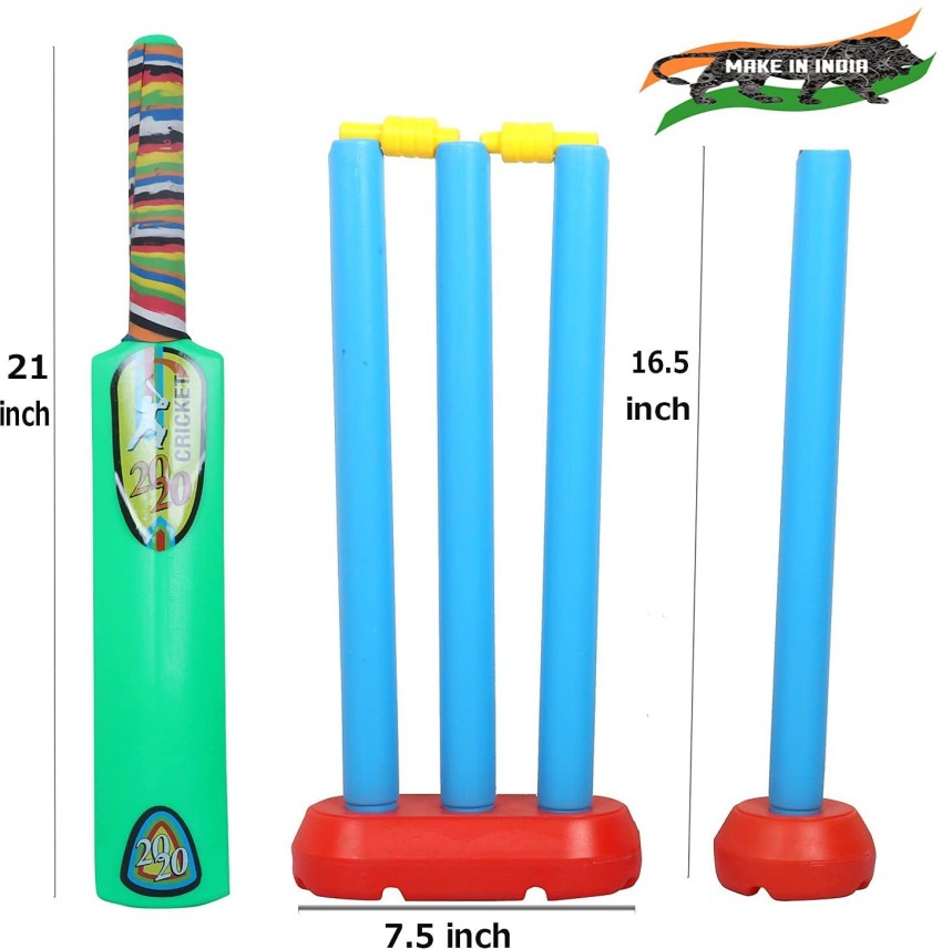 20-20 Cricket kit for Kids Cricket Set of 3-6 Year Boys Bat & Ball set  Playing