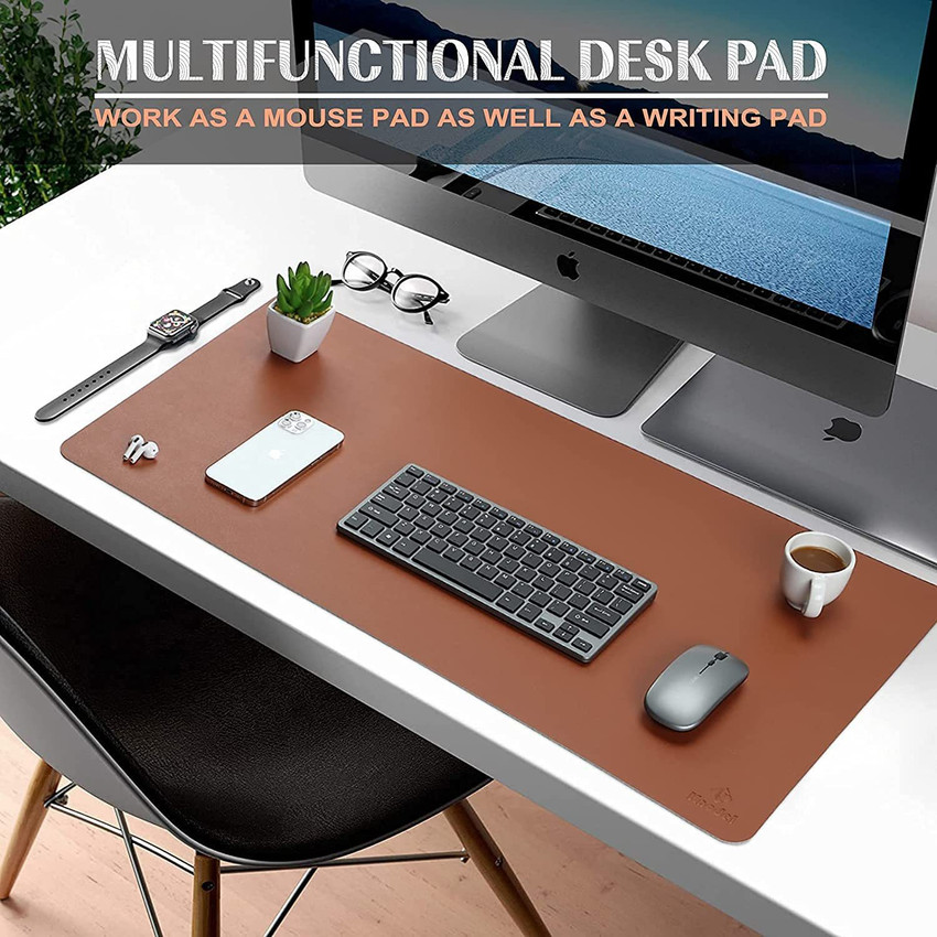 baybee Mouse Pad Multifunctional Dual Sided Desk Mat for Office Home Gaming Waterproof Leather Desk Pad Extended Soft Mousepad Keyboard Pad Suitable for Desktop Laptop Mousepad baybee