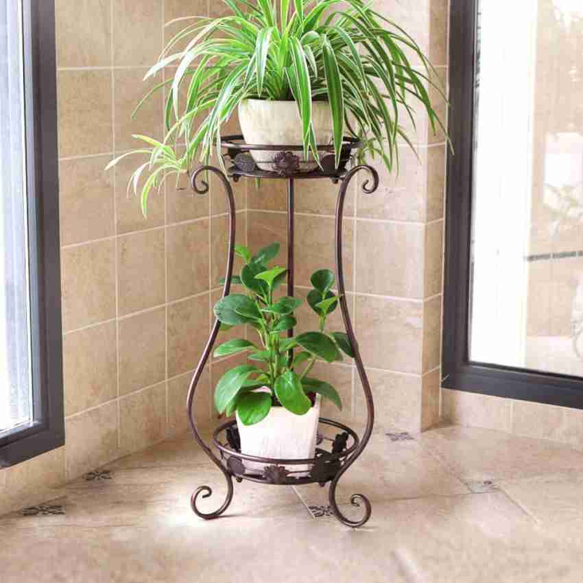 Metal Tall Plant Stand Indoor/Outdoor,Iron Flower Pot Holder Small