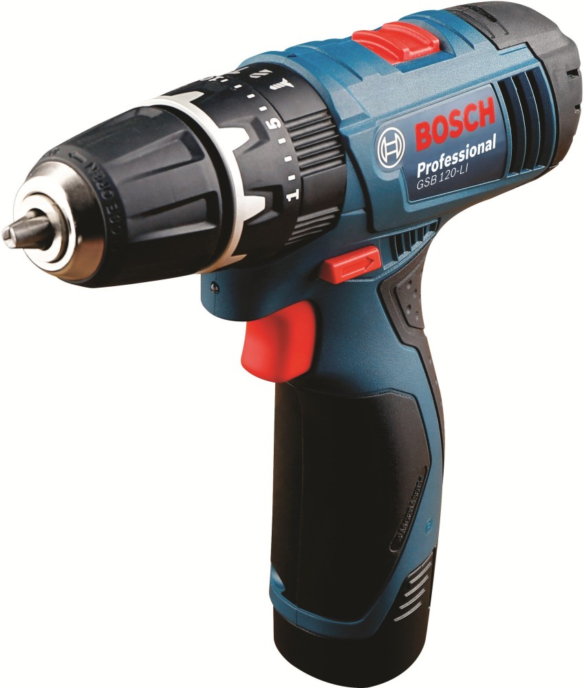 BOSCH GSB 120 LI with 2xGBA 12V 2.0Ah Battery GAL 12V 20 Charger 23 Pcs Acc. 12V 06019F30K4 Cordless Drill Price in India Buy BOSCH GSB 120 LI with 2xGBA 12V 2.0Ah