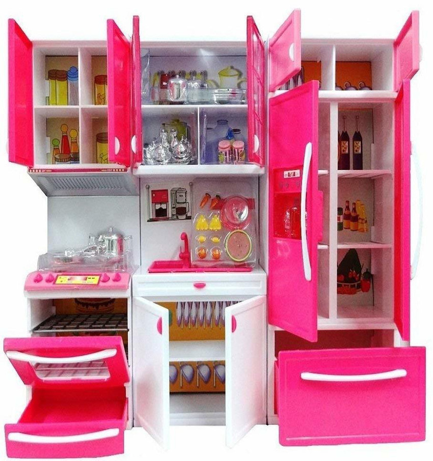 Pink barbie kitchen 2025