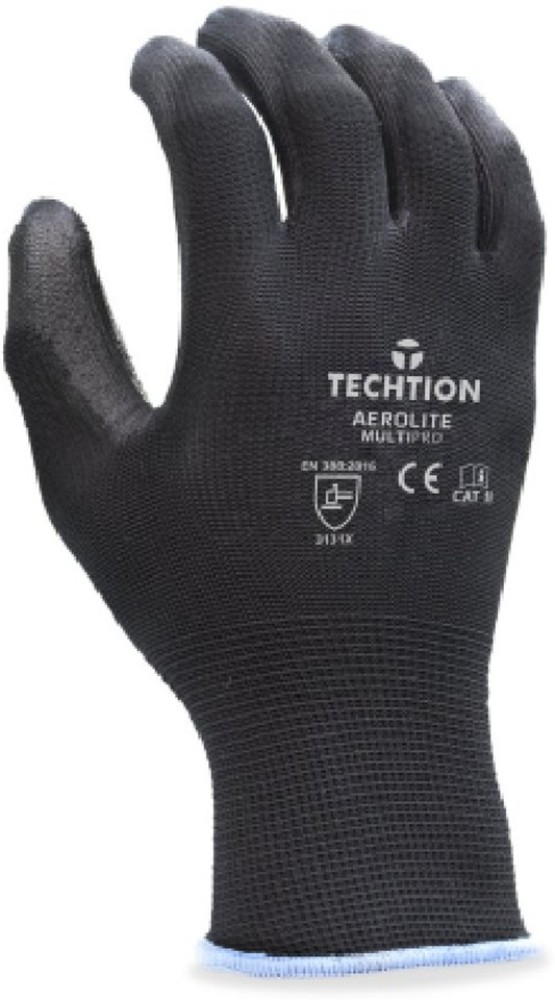 1pair Nylon Coating Gloves For Safety, Protection, Anti-Slip, Gardening,  Dotting, Construction, Warehouse, Packaging, Moving, Automotive  Maintenance