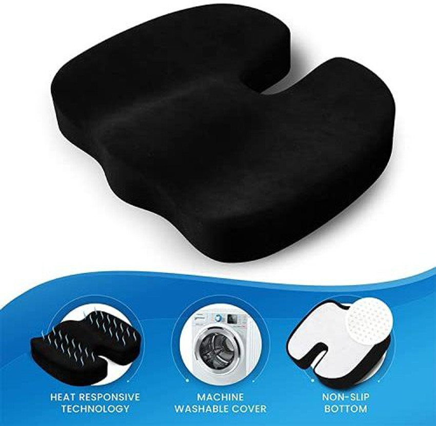 NWLY Orthopedic Coccyx Seat Cushion For Tailbone Pain Relief For Above 80kg WT BLACK Back Lumbar Support Buy NWLY Orthopedic Coccyx Seat Cushion For Tailbone Pain Relief For Above 80kg WT BLACK Back