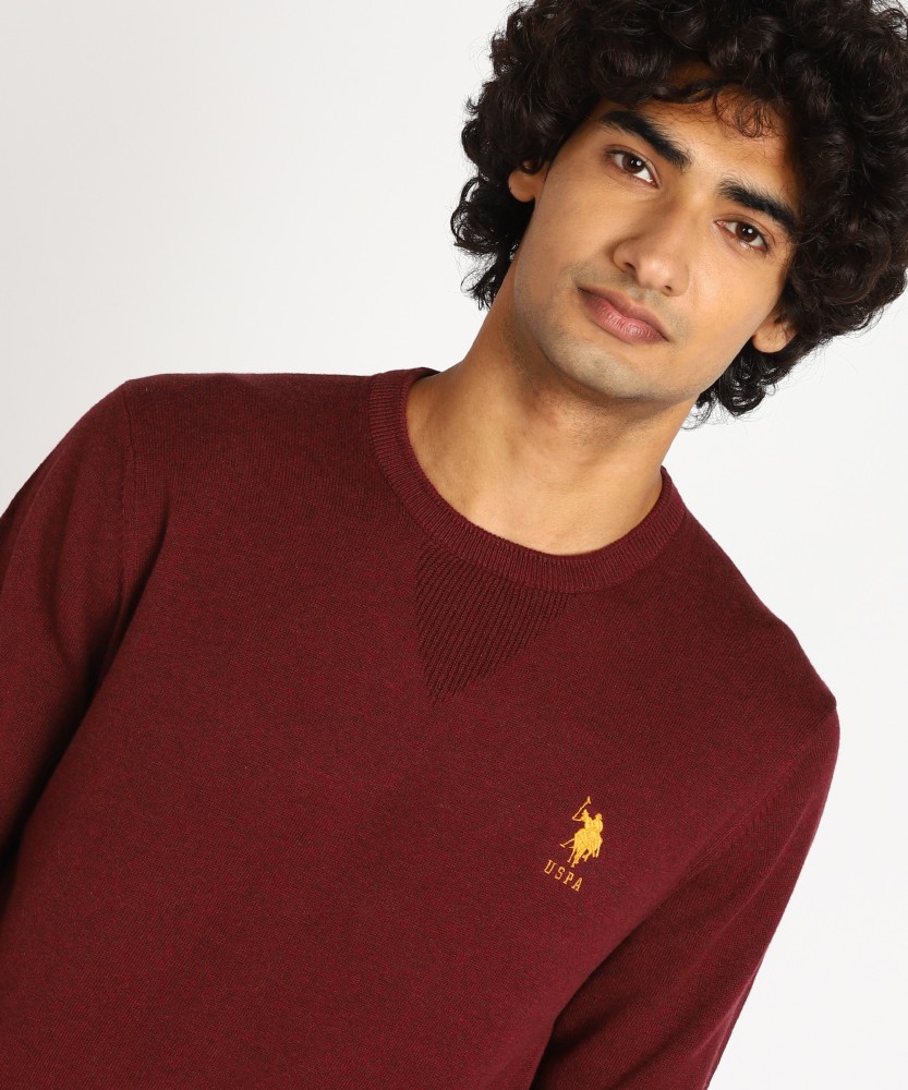 Maroon on sale polo sweater