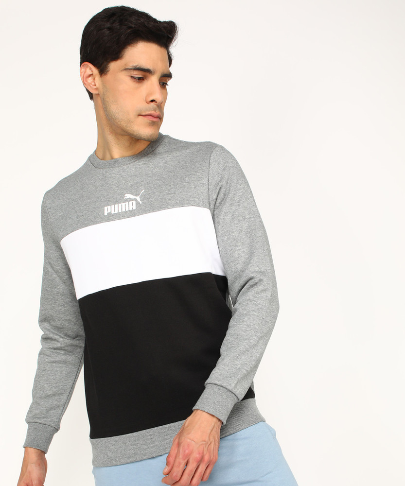 PUMA Full Sleeve Color Block Men Sweatshirt Buy PUMA Full Sleeve Color Block Men Sweatshirt Online at Best Prices in India Flipkart