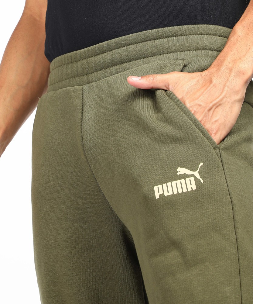 Green puma tracksuit discount bottoms