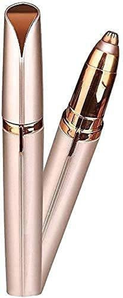 Carmesi Facial Electric Trimmer for Women | Hypoallergenic and Painless  Hair Removal | 2 Blades Sizes | Eyebrow Comb and Cleaning Brush | Rose Gold