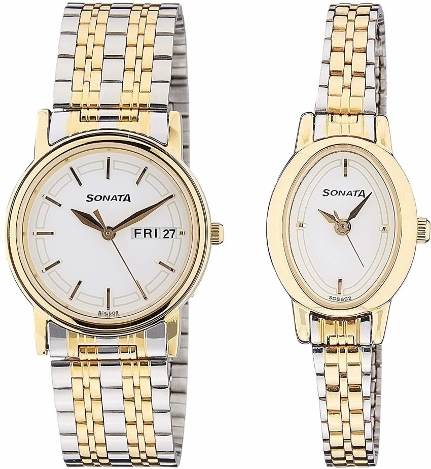 Flipkart sonata couple on sale watches