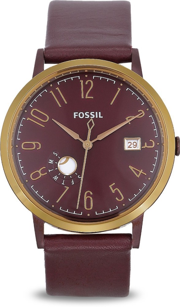 Fossil red hot sale wine watch