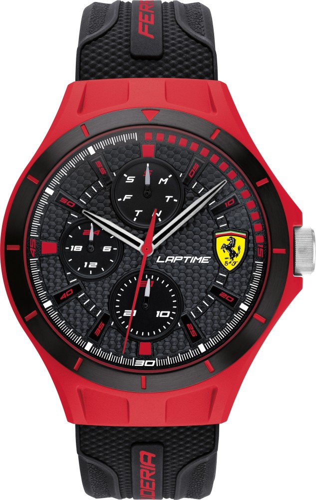 SCUDERIA FERRARI LAP TIME LAP TIME Analog Watch For Men