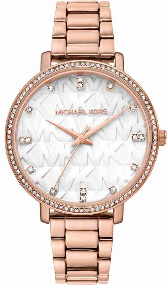 Michael kors pyper rose gold shop tone ladies watch