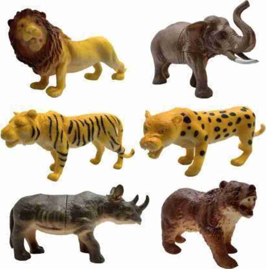 Rubber animals toys clearance
