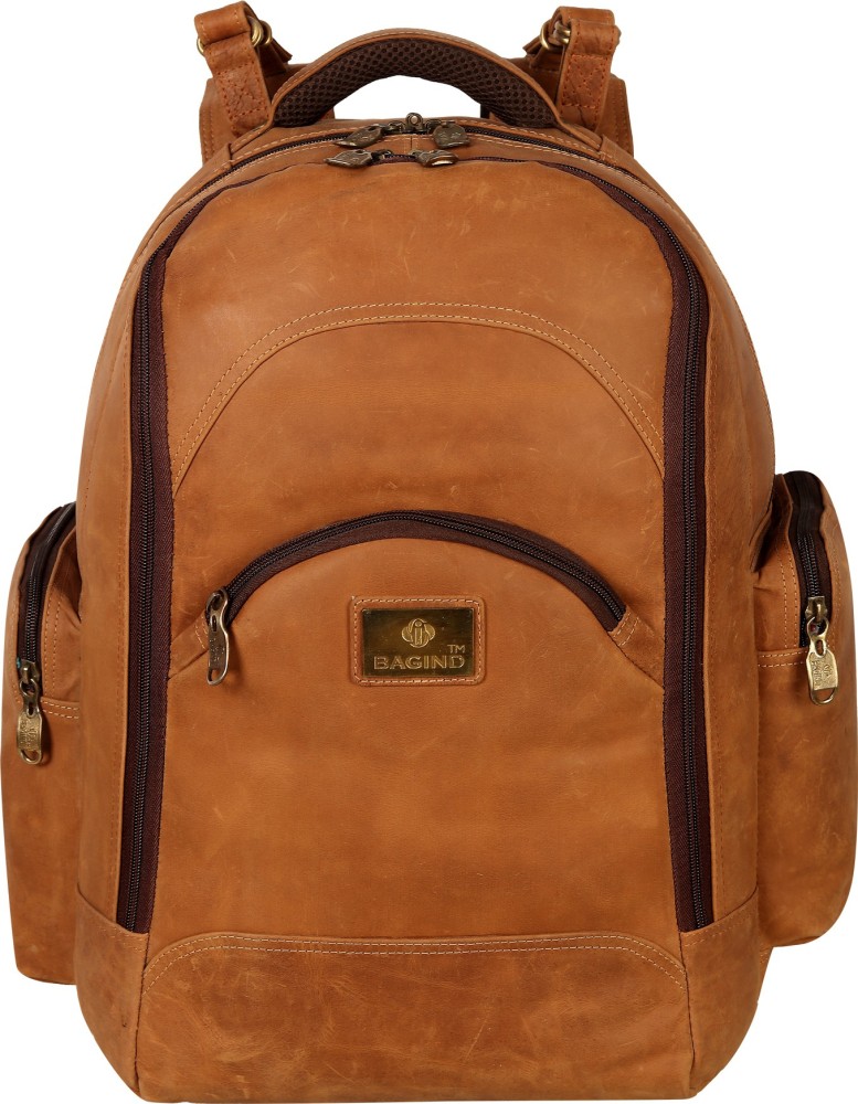 Bagind Genuine Leather Backpack 50 L Laptop Backpack Brown Price