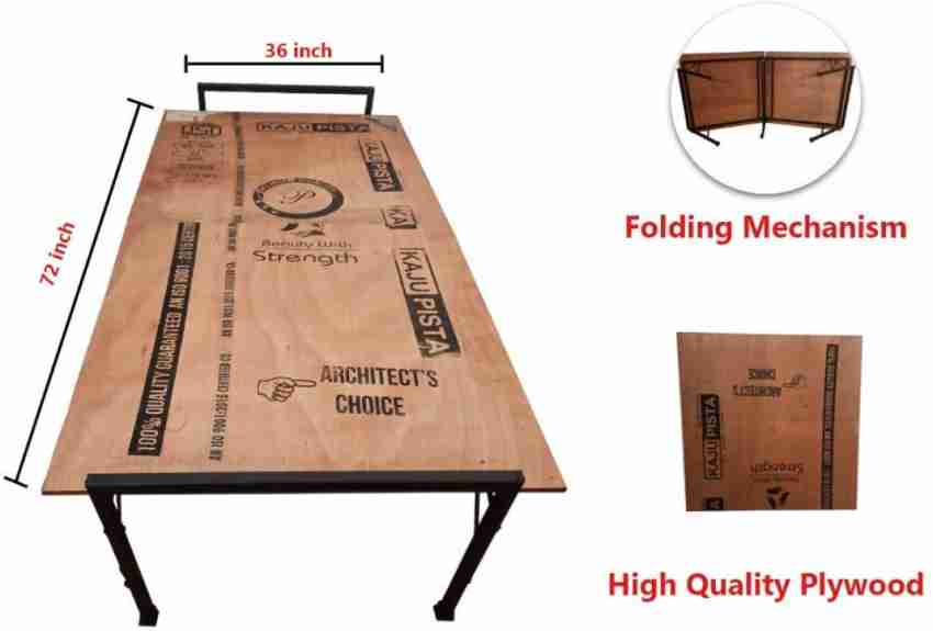 Folding cot outlet with plywood