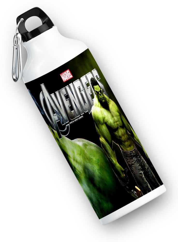 Wholesome Retails Hulk Printed Aluminium Sipper Bottle, Hulk