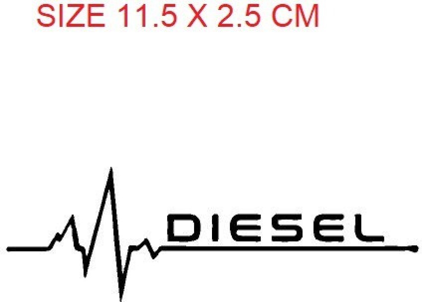 Graphic Stickers for Bike & Car Diesel Sticker - Piston Graphics India