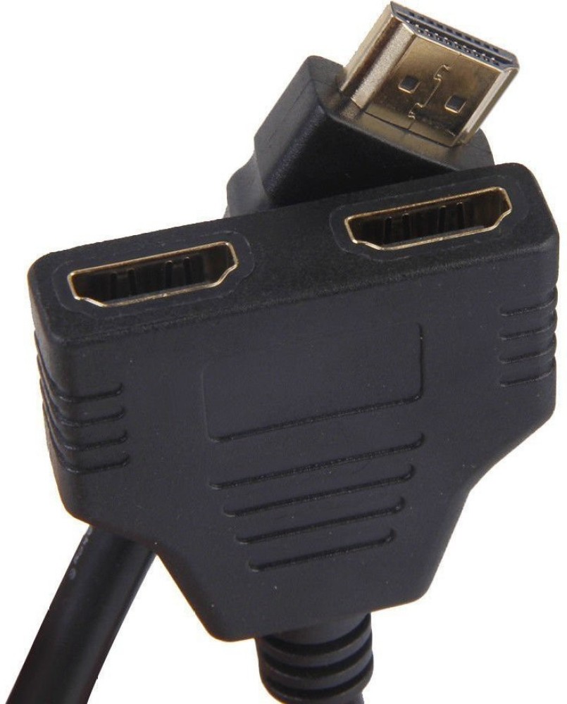 Tobo HDMI Cable 0.3 m HDMI Male to Dual HDMI Female 1 to 2 Splitter Adapter  Cable Converter TD-441H