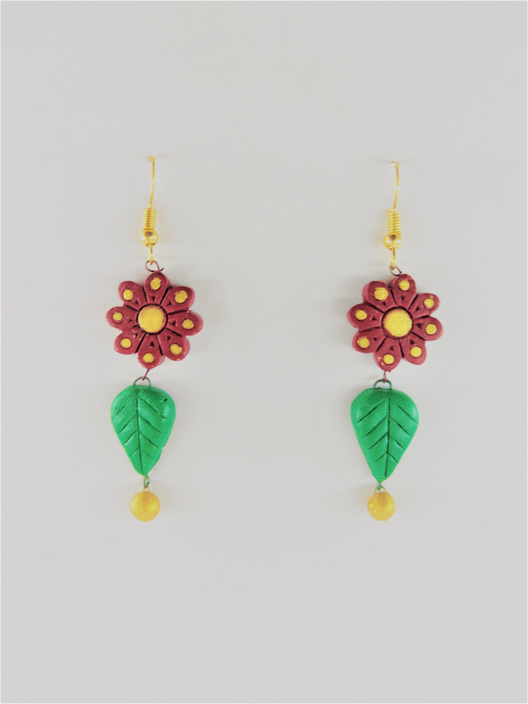 Terracotta earrings hot sale