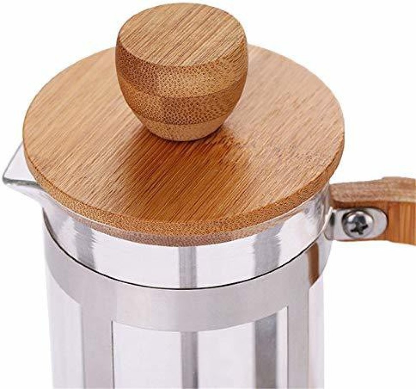 Coffee Plunger With Wooden Handle