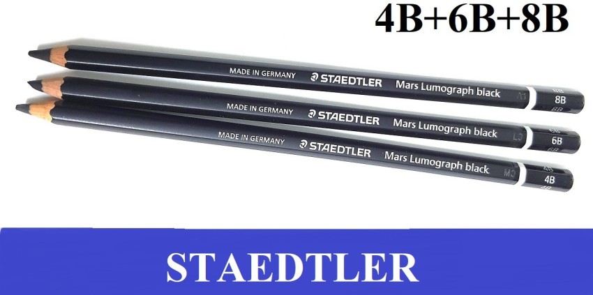 Staedtler Mars Lumograph Black Carbon Pencil - 4B