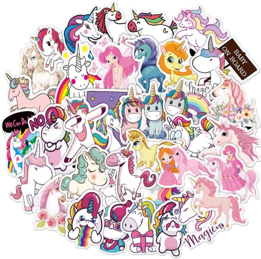 IDREAM Unicorn Theme Waterproof Vinyl Sticker for Laptop, Desk, Skateboard,  Luggage, Guitar, Furniture, Toy, Scrapbook (Set of 50) Guitar Sticker Price  in India - Buy IDREAM Unicorn Theme Waterproof Vinyl Sticker for