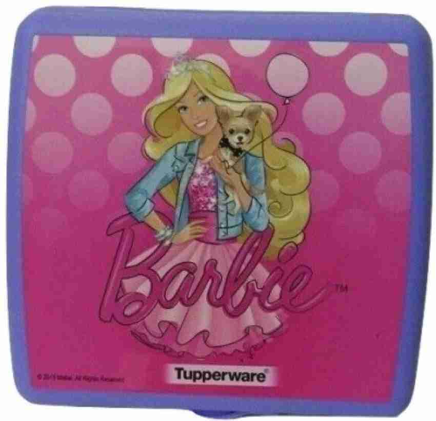 tupperware barbie lunch box