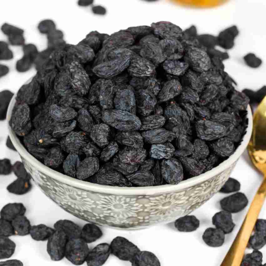 Musk Black Raisins, Afghani Seedless Black Raisins