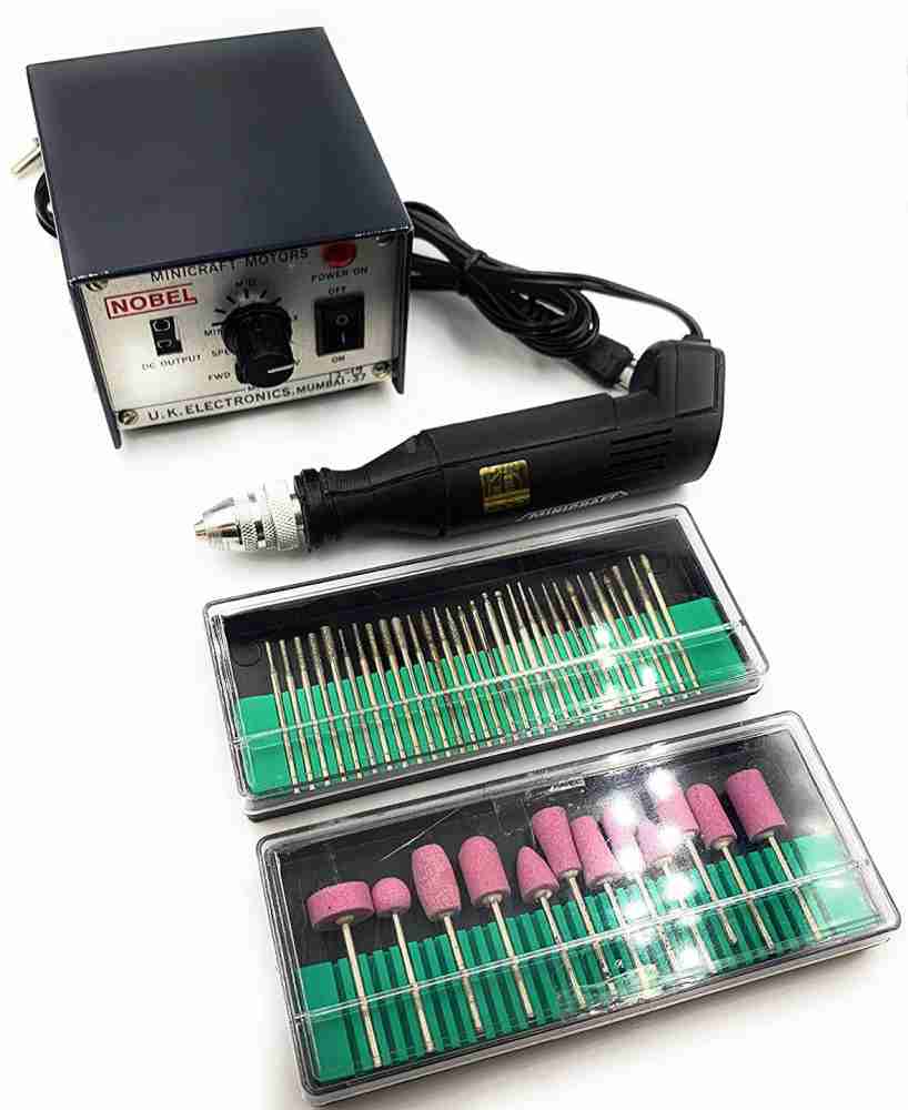 Mini Rotary Tool Kit, 26Pcs Electric Grinder Machine Set Adjustable Speed  Drill Kit Polisher, for Jewel Stone Small Crafts Drilling Grinding