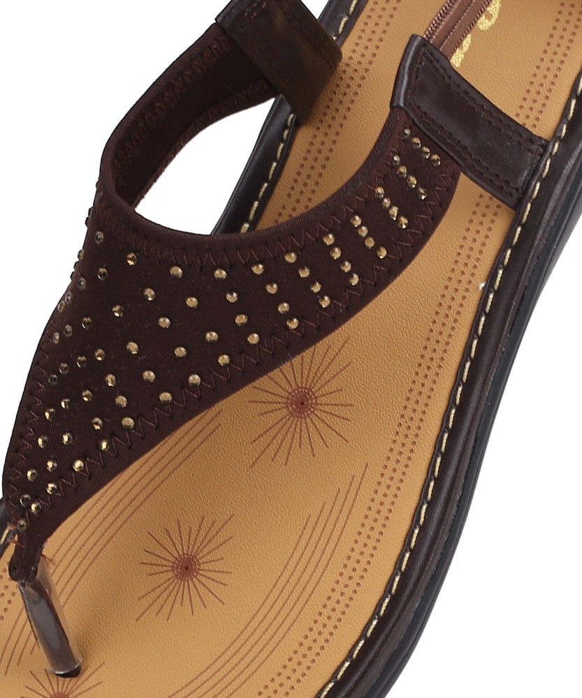 BATA womens Palm Brown Slipper - 7 UK (6714305) : : Fashion