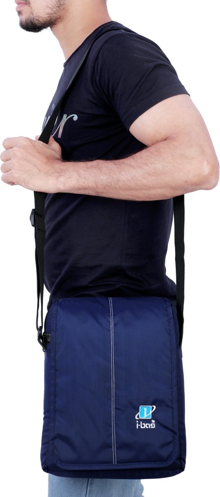 i bag Blue Sling Bag Men Navy Blue Price in India Flipkart