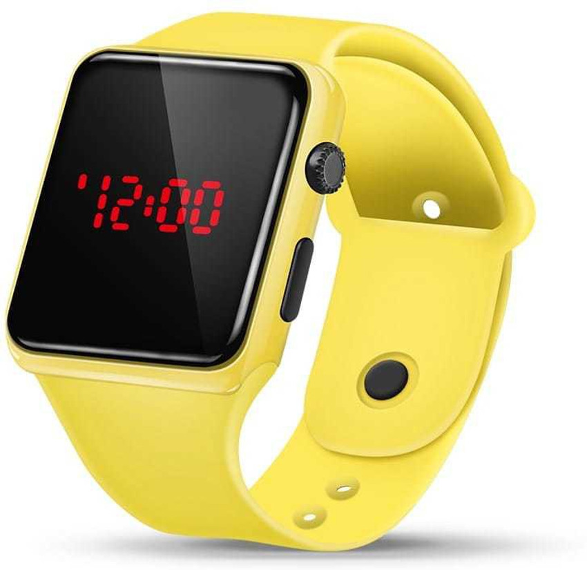Yellow hotsell digital watch
