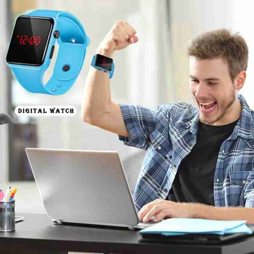 Digital led band watch shop