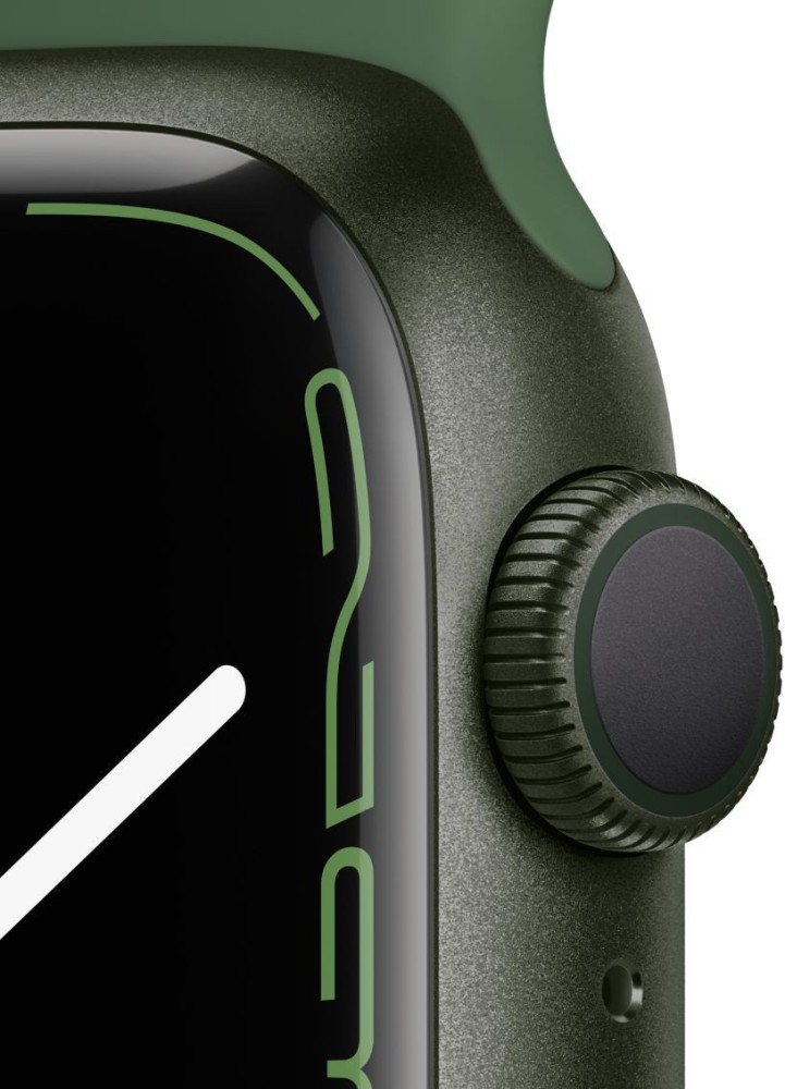 Apple Watch Series7 (GPS, 41mm) - Green Aluminium Case with Clover 
