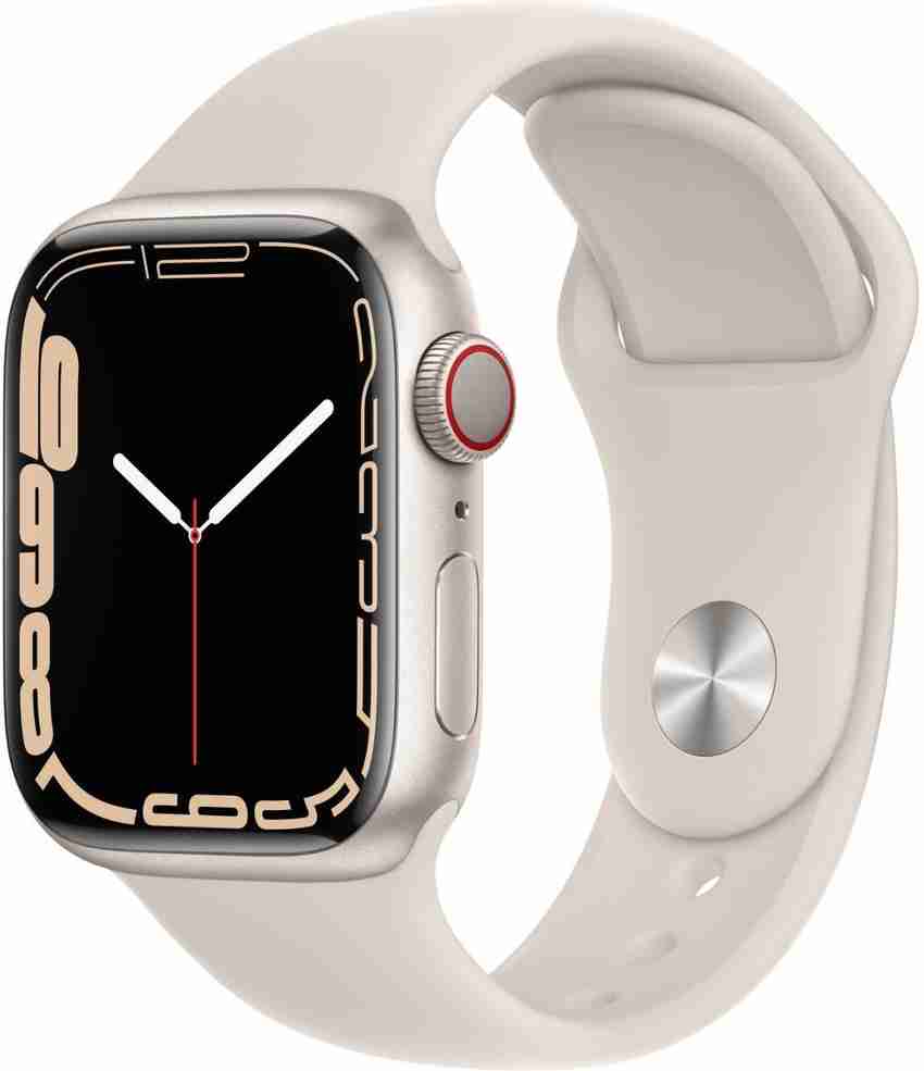 Apple Watch Series7(GPS+Cellular, 41mm) Starlight Aluminium Case 