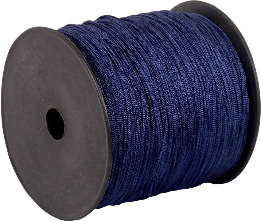DAMODARAM 1 MM Thickness Nylon Macrame Thread Cord Gop Dori for Jewellery  Making, Bags, Purse and Many Other DIY Crafts (Weight : 200 Gram, Length :  400 Meter