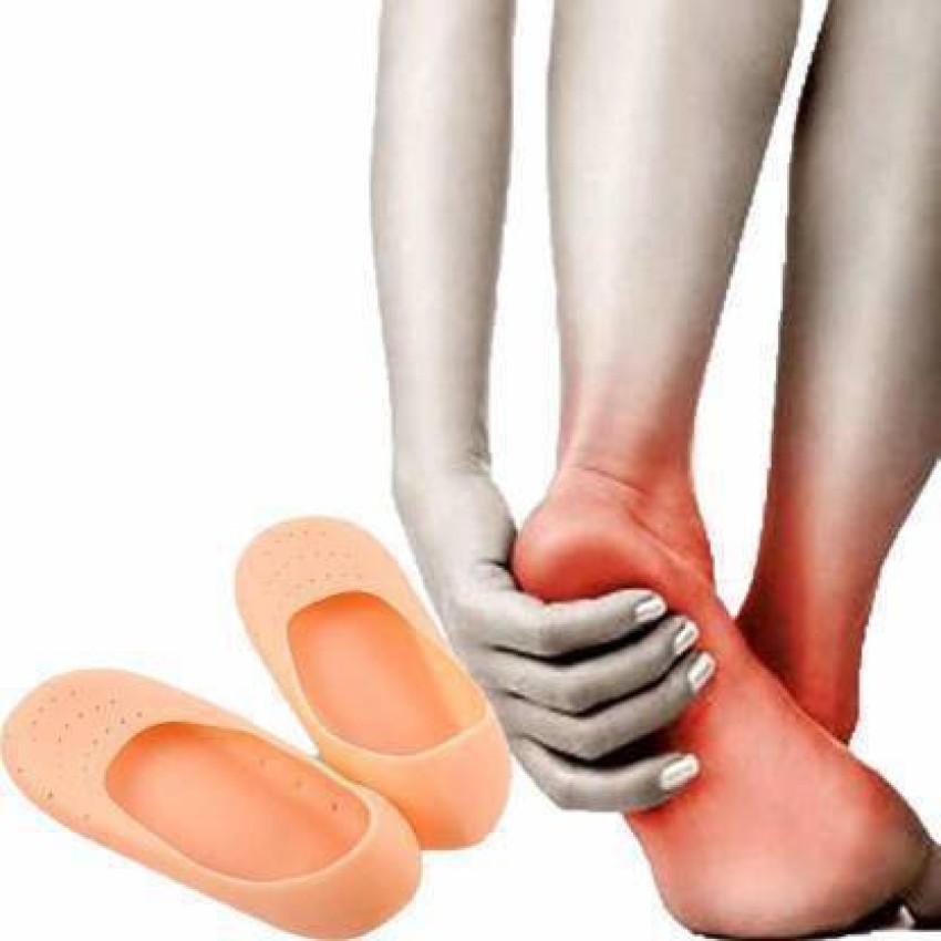 1 Pair Silicone Knee-high Feet Care Moisturizing Socks Anti-Cracking  Protectors