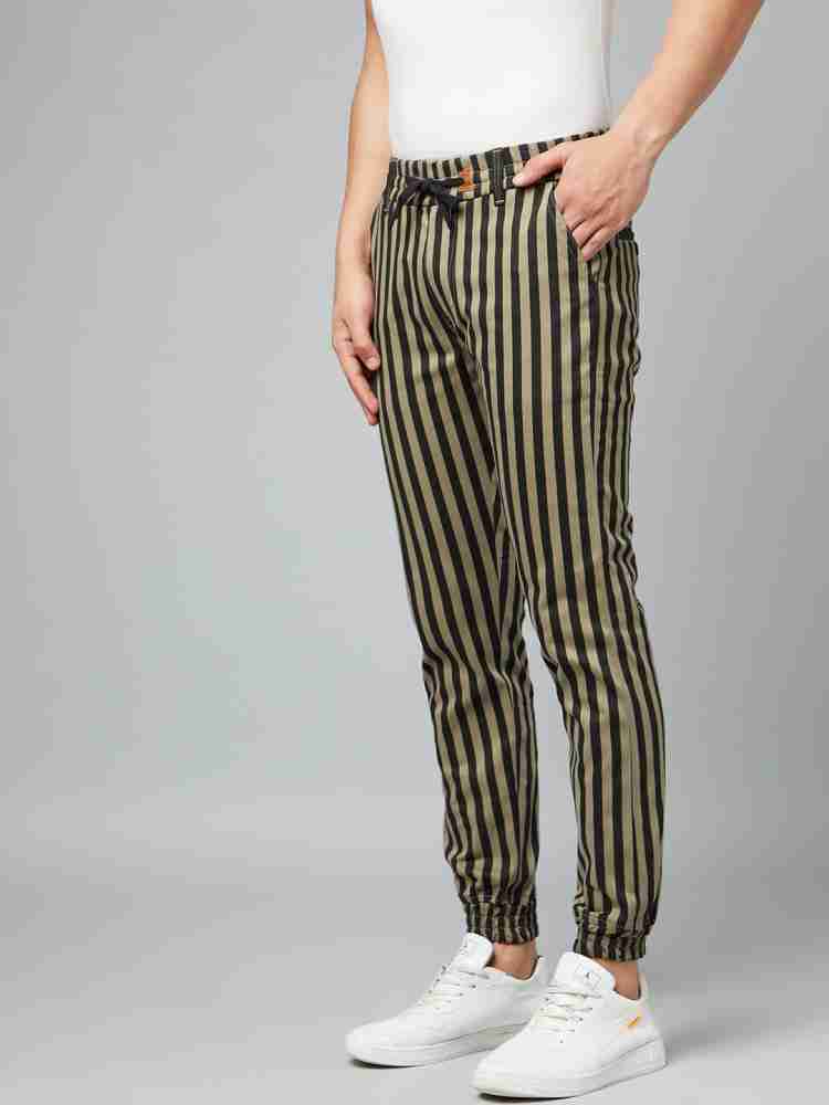 H and clearance m striped trousers