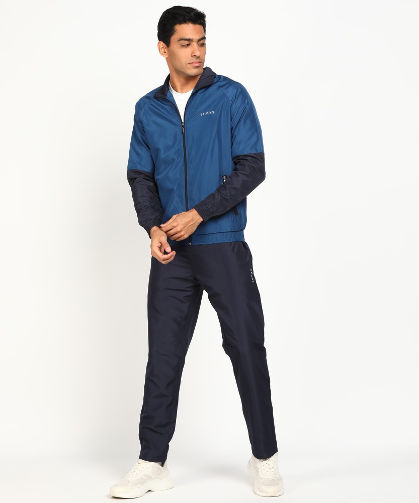 Seven By MS Dhoni Solid Men Track Suit - Buy Seven By MS Dhoni