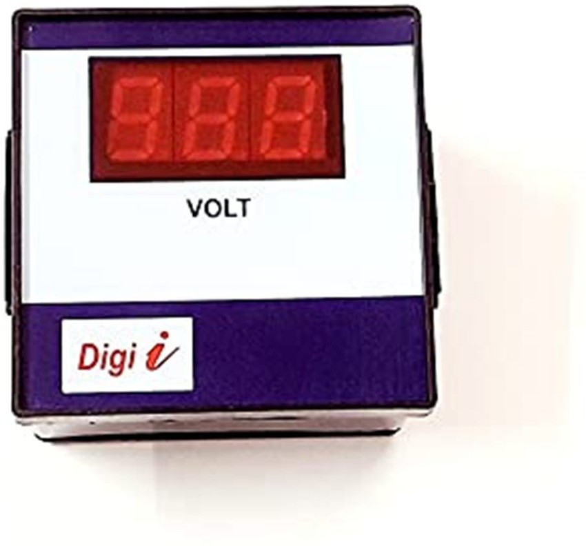 ERH India (Pack Of 1) Digital Voltmeter (0-500v) 72mm Ac for Home, Monitor  Panel Indicator, Stabilizer, Switch Board Digital Volt meter (0-500v) 72mm  Square Type Voltmeter Price in India - Buy ERH
