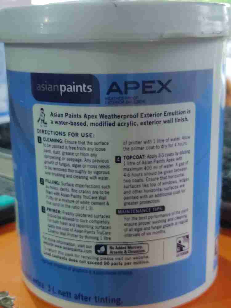 Asian paint outlet weather coat price