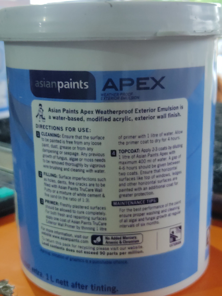 Asian paint discount weather coat price