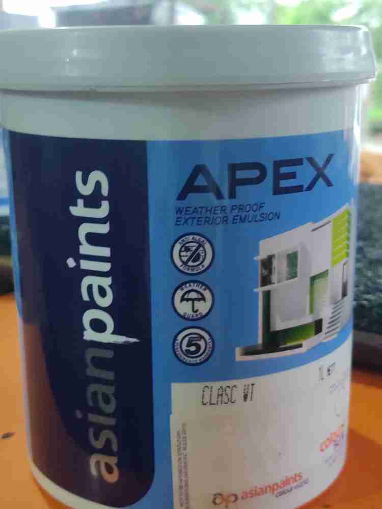 ASIANPAINTS Asian paint apex wether proof exterior emulsion white