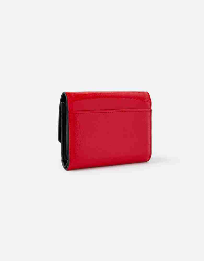 ACCESSORIZE LONDON Women Casual Red Artificial Leather Wallet RED