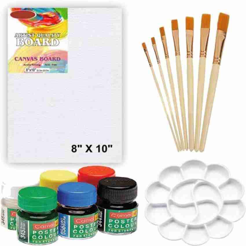  anjanaware Complete Canvas Painting Kit, Festive Combo kit, canvas  painting kit, Colours Set, Painting Set