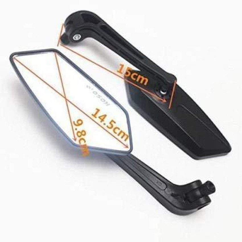Small rear view store mirror for bikes