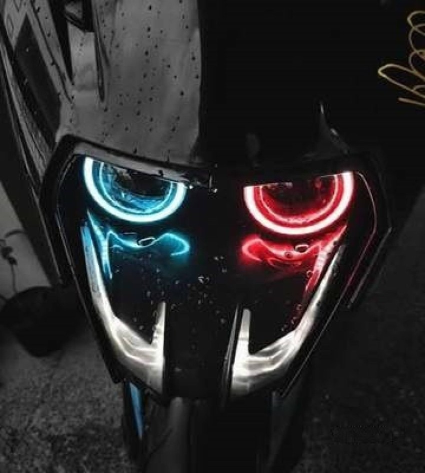 acube mart KTM RC200/390 ring light /Demon / Angel Eyes cops red/blue +  winglet black Projector Lens Price in India - Buy acube mart KTM RC200/390 ring  light /Demon / Angel Eyes