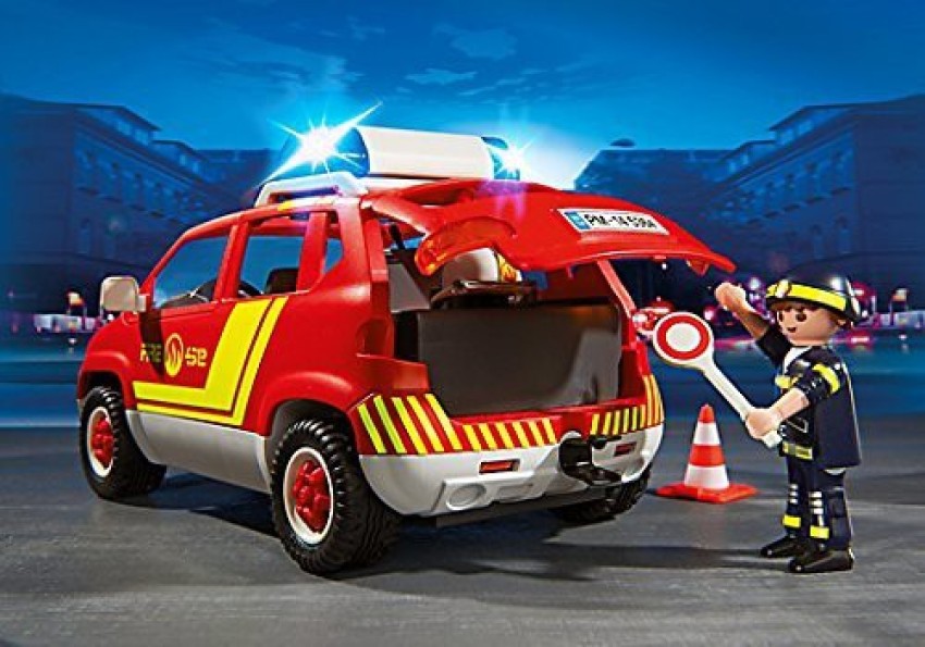 Mr. Fobu Playmobil Fire Chief s Car with Lights and Sound Playmobil Fire Chief s Car with Lights and Sound Buy Playmobil Fire Chief s Car with Lights and Sound toys in India