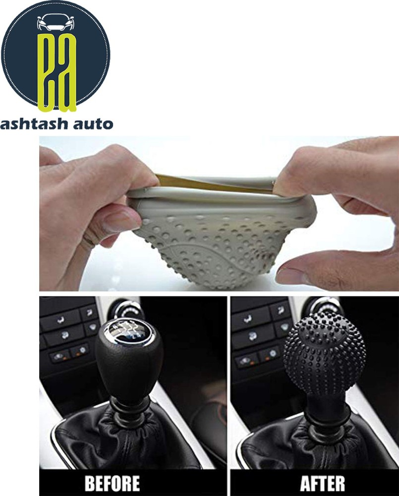 ASHTASH AUTO Silicon Gear Knob Cover, Beige Car Gear Lever Price in India -  Buy ASHTASH AUTO Silicon Gear Knob Cover, Beige Car Gear Lever online at